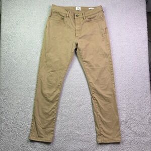 Flint And Tinder Pants Mens 30x29 Beige Khaki Minimalist Outdoor Slim Fit